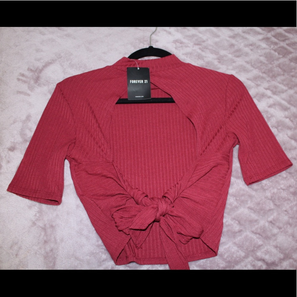 Brand New Tie Back Top